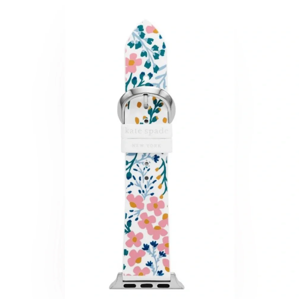 Kate Spade white floral watch band NWT - Picture 2 of 6